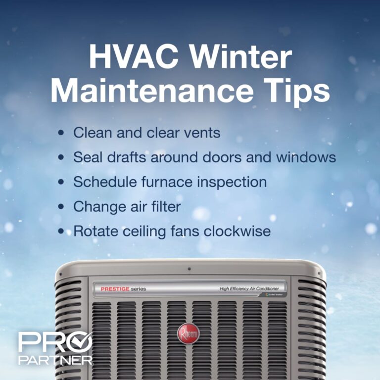 Don’t make your heating system work harder than it should this winter! Seal drafty windows, change those air filters, and schedule a professional maintenance check with us to ensure your HVAC system is performing at its best this season.
