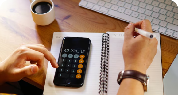 Homeowner calculating central air installation costs