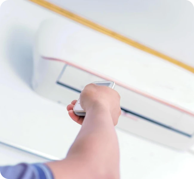 Central air conditioning system serviced by Caron Heating & Cooling